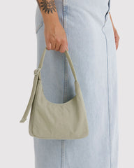 Mini Nylon Shoulder Bag Celadon