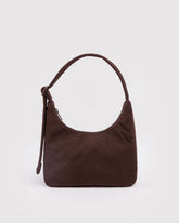 Mini Nylon Shoulder Bag Coffee